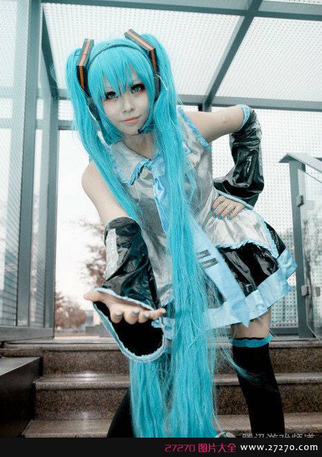 不一样的冷艳 初音未来COS