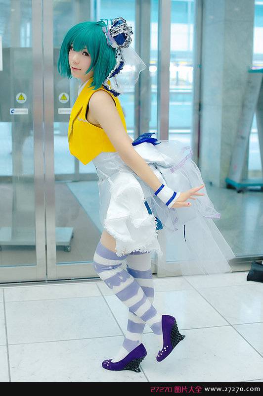 高清《超时空要塞》女主角COS