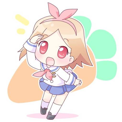 卖萌可爱的卡通女生图片