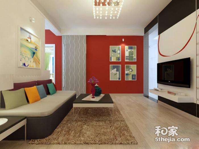 8万打造清新简约宜家风格婚房图片