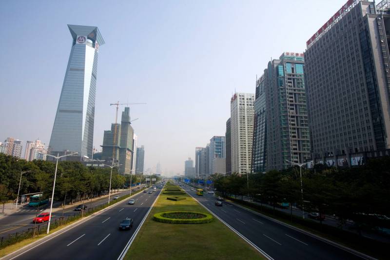 现代化都市深圳城市建筑风光美丽壁纸
