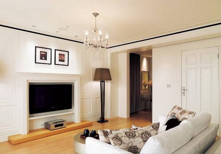 简约客厅电视背景墙时尚装修效果图大全