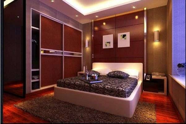 宽敞复古的中式卧室装修设计图片