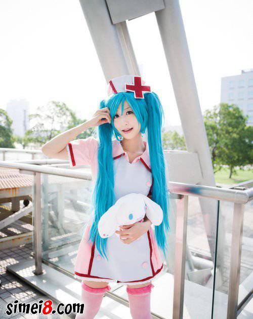 超萌的真人cosplay初音图片