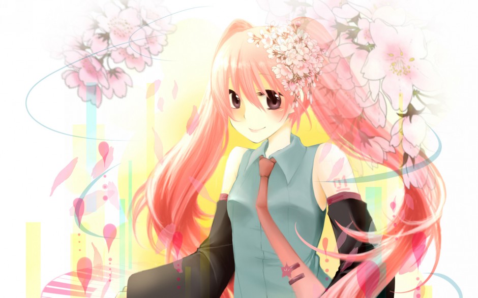 樱初音长发性感动漫美女图片