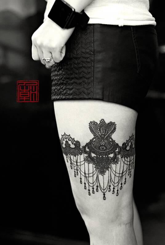 创意黑白个性刺青纹身美图