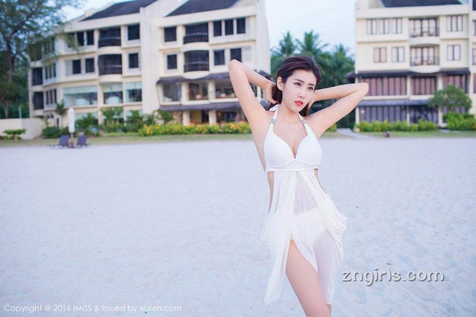 秀人模特程小烦清新性感兰卡威岛旅拍