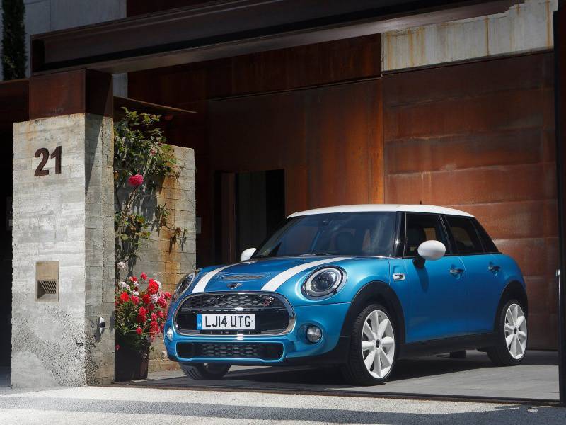 Mini cooper5门跑车迷人高清图片