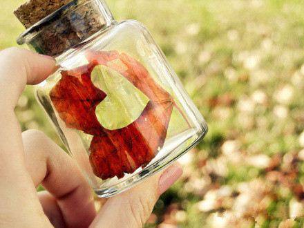 玻璃瓶里的春天梦幻唯美背景精选