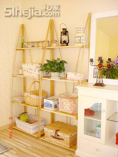 小户型清新田园风格婚房效果图