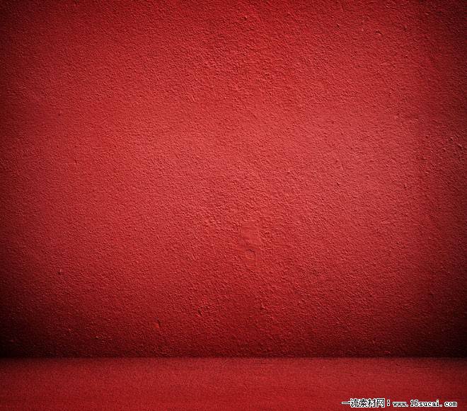 红色磨砂墙面背景图片素材