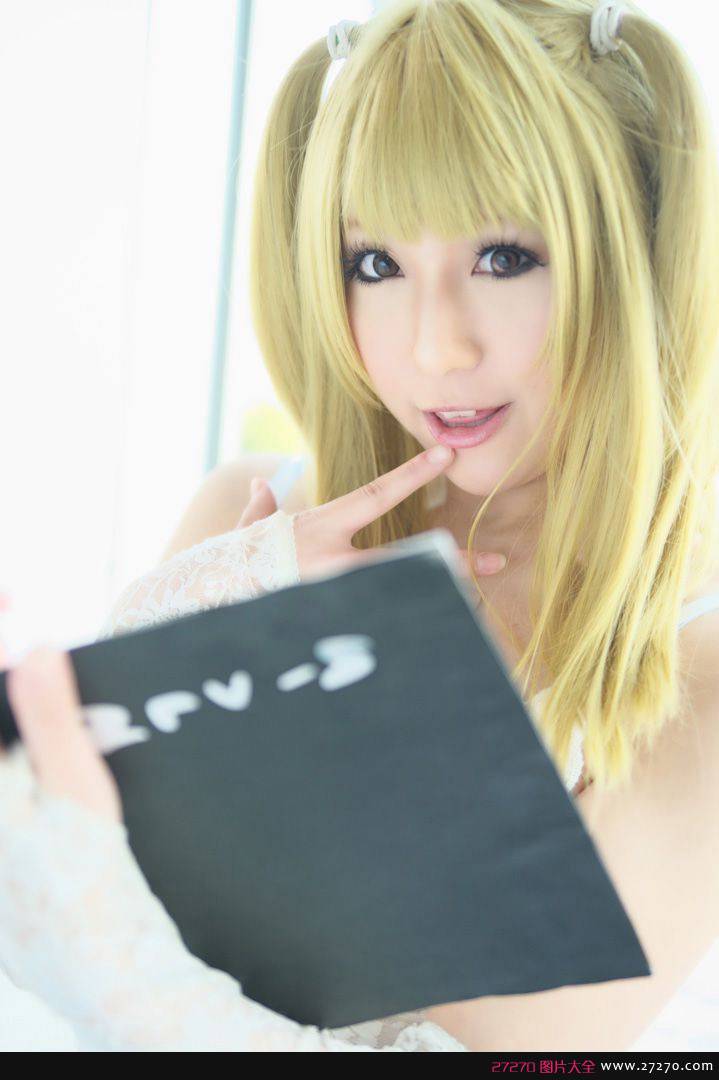 死亡笔记Cosplay弥海砂 调皮可爱的表情