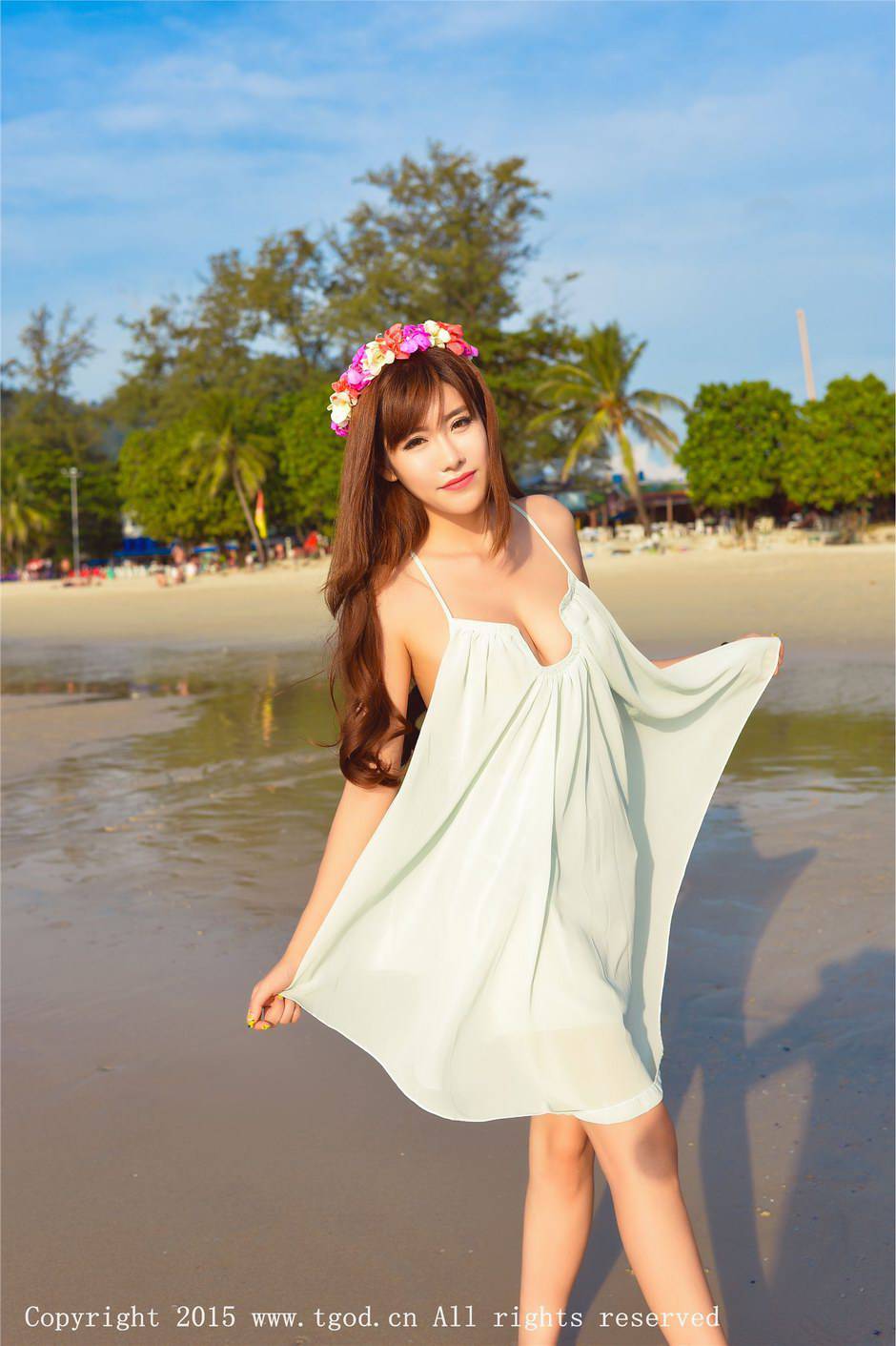 可爱性感美女程小烦普吉岛唯美旅拍