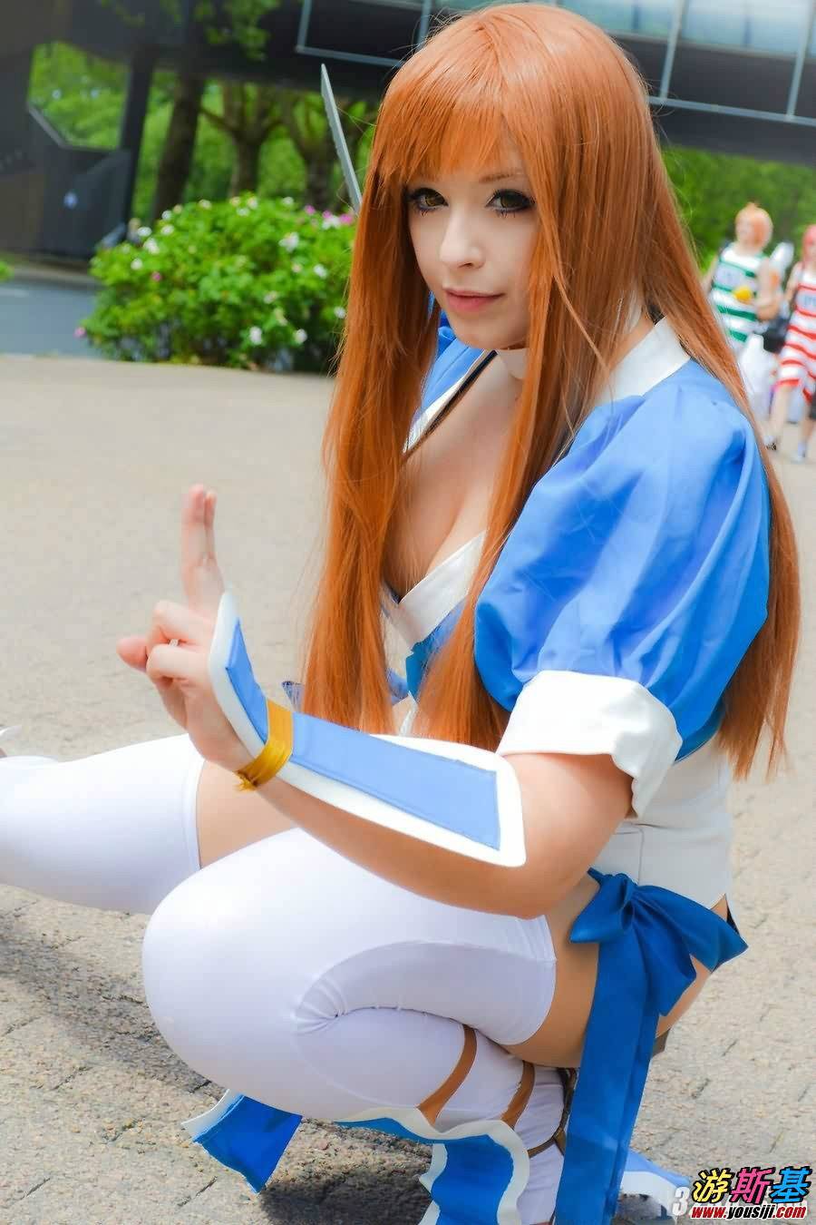 外国丰满美女cosplay独特魅力高清图