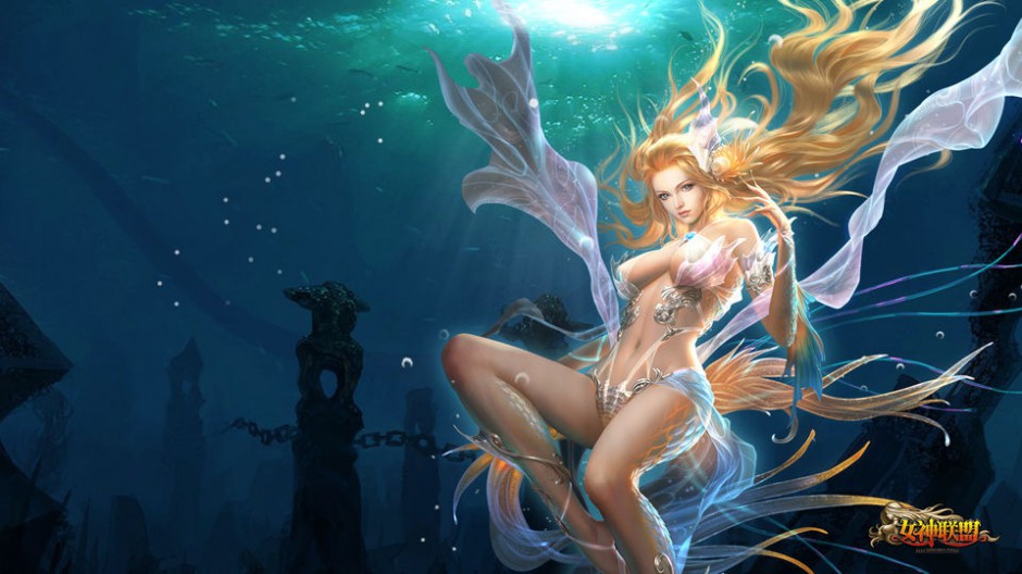 女神联盟游戏美女角色人物原画