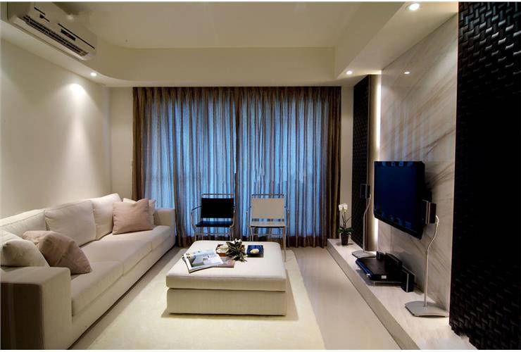 横式小户型客厅设计图简单精致