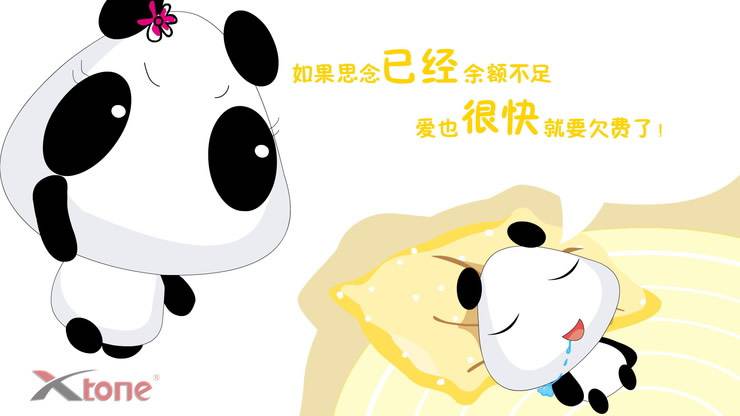 空间材料 超萌熊猫