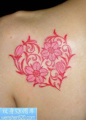 好看的非主流女生藤蔓纹身图案精选