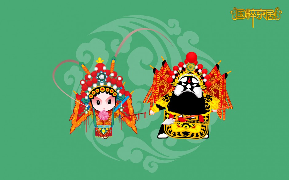 卡通动漫国粹京剧图片大全可爱