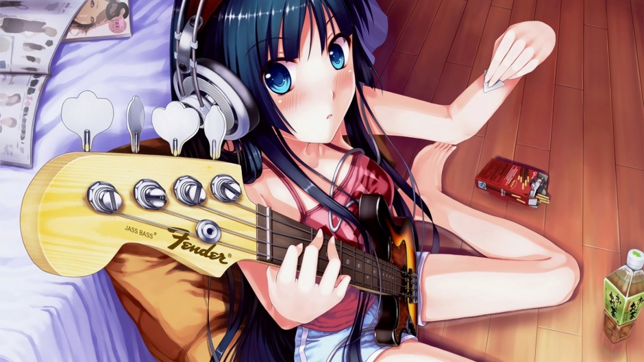 音乐吉他动漫MM超大图片