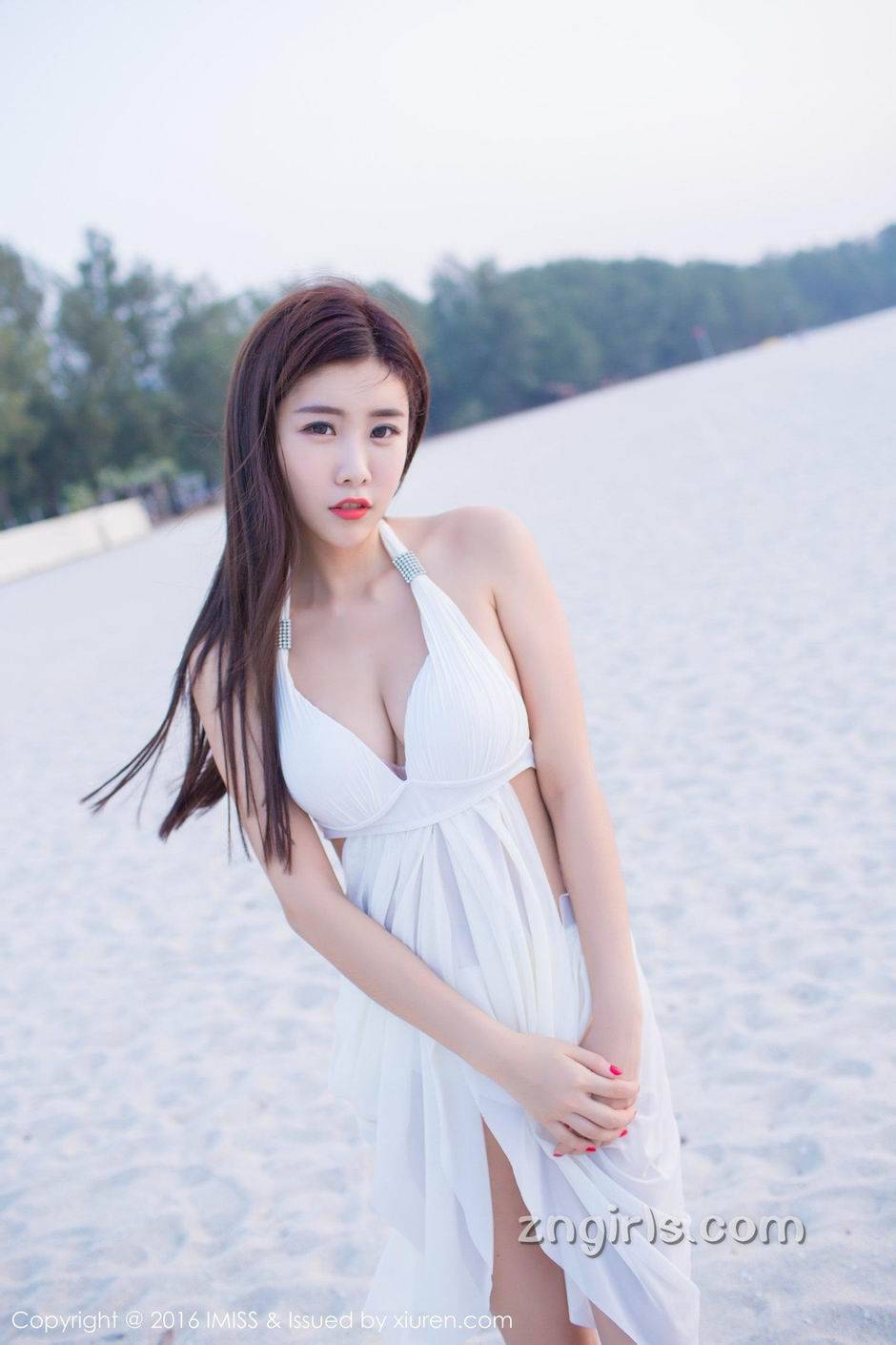 秀人模特程小烦清新性感兰卡威岛旅拍