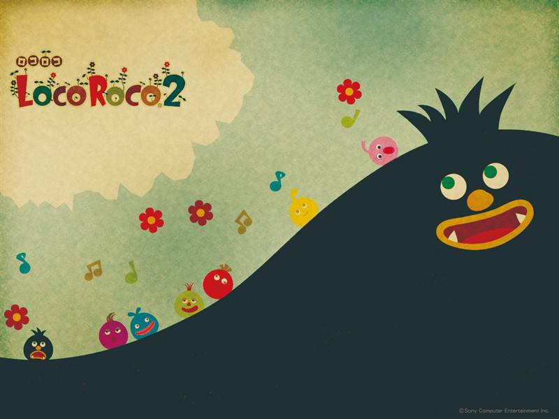 休闲类网络游戏《LocoRoco》壁纸合辑