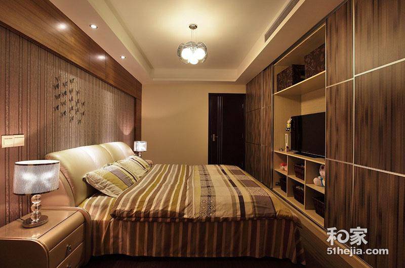 现代时尚简约二居室婚房装修设计图片