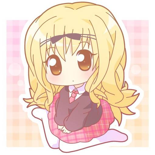 卖萌可爱的卡通女生图片