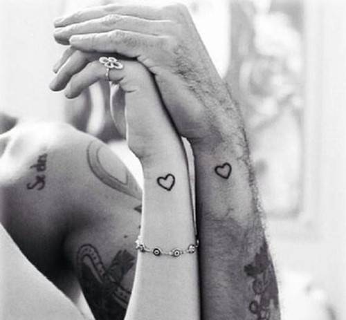 情侣手腕纹身小图案精致可爱