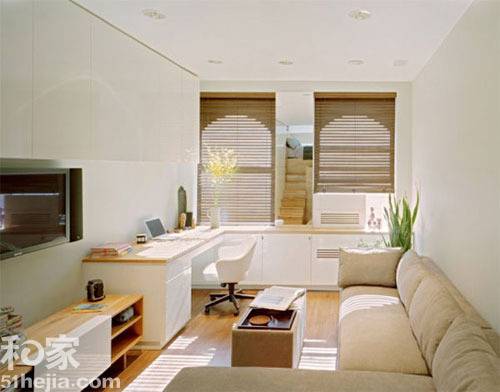 80平方复式公寓现代小资情调设计图