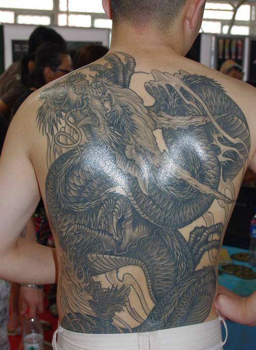 2015龙纹身图案大全 猛男的专属