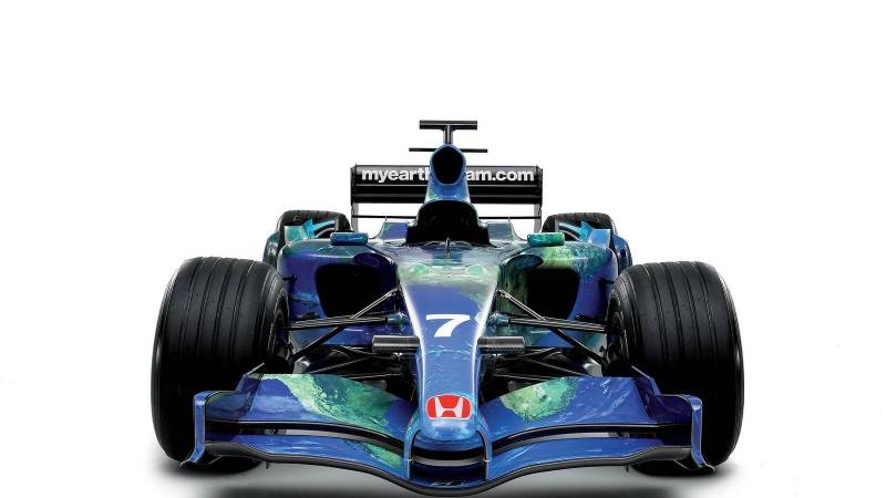 F1红色赛车个性高清壁纸