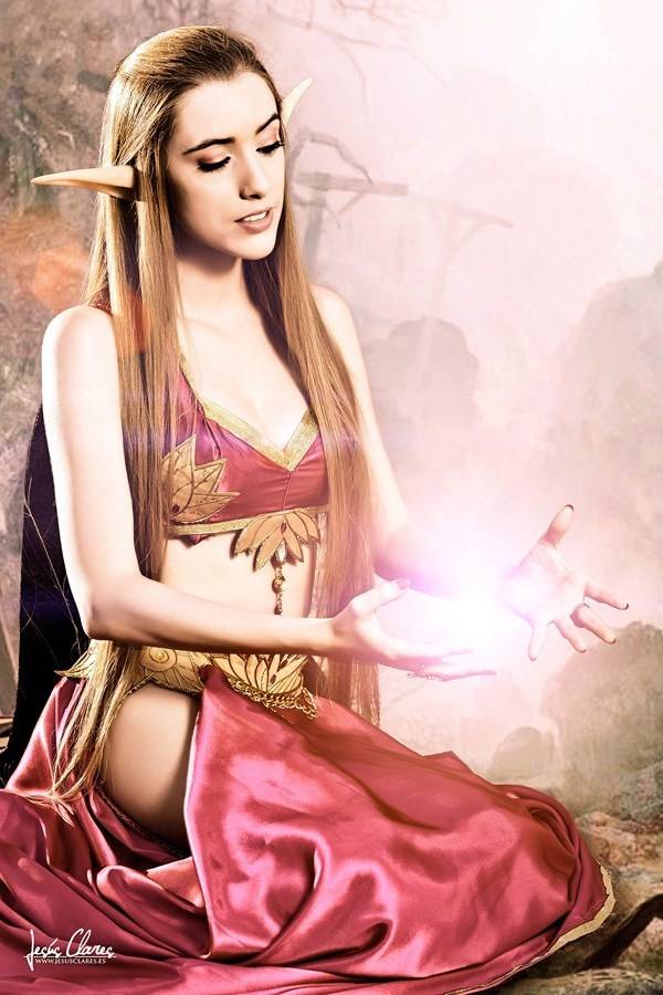 西班牙美女《魔兽争霸》高清cosplay图片