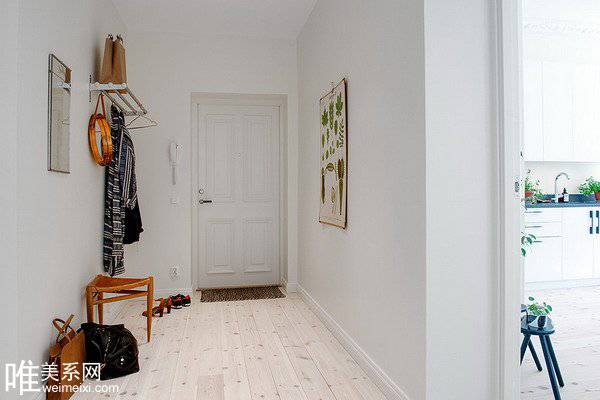瑞典小清新格调一居室小户型装修图