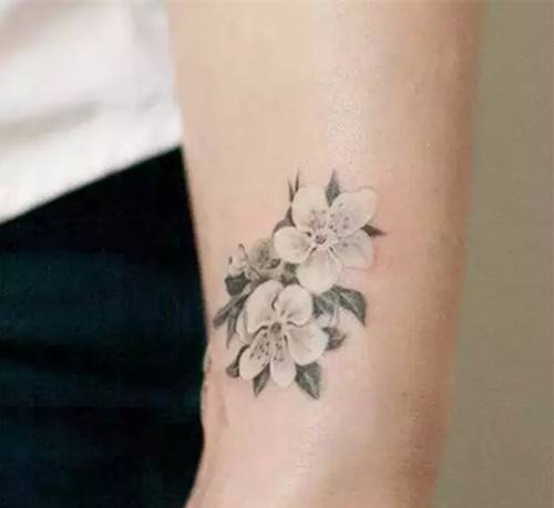 女生手臂文艺小清新纹身图案图片