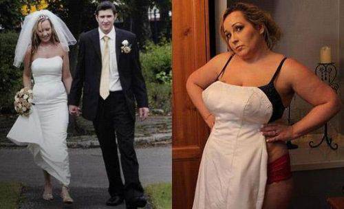 英国女模体重暴长128斤 3年不敢在老公面前裸露