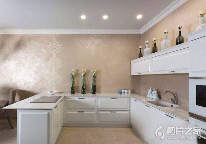 开放式欧式温馨厨房装修效果图欣赏