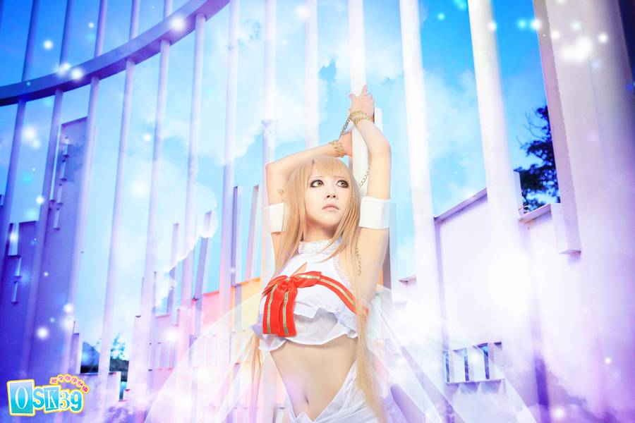 《刀剑神域》亚丝娜惊艳高清cosplay图片