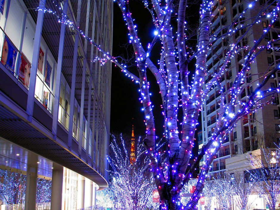 梦幻夜景城市桌面壁纸