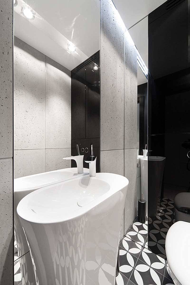 黑白创意线条精简风格公寓