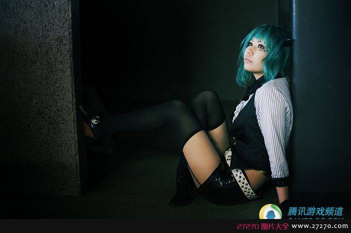 高清靓丽初音未来COS