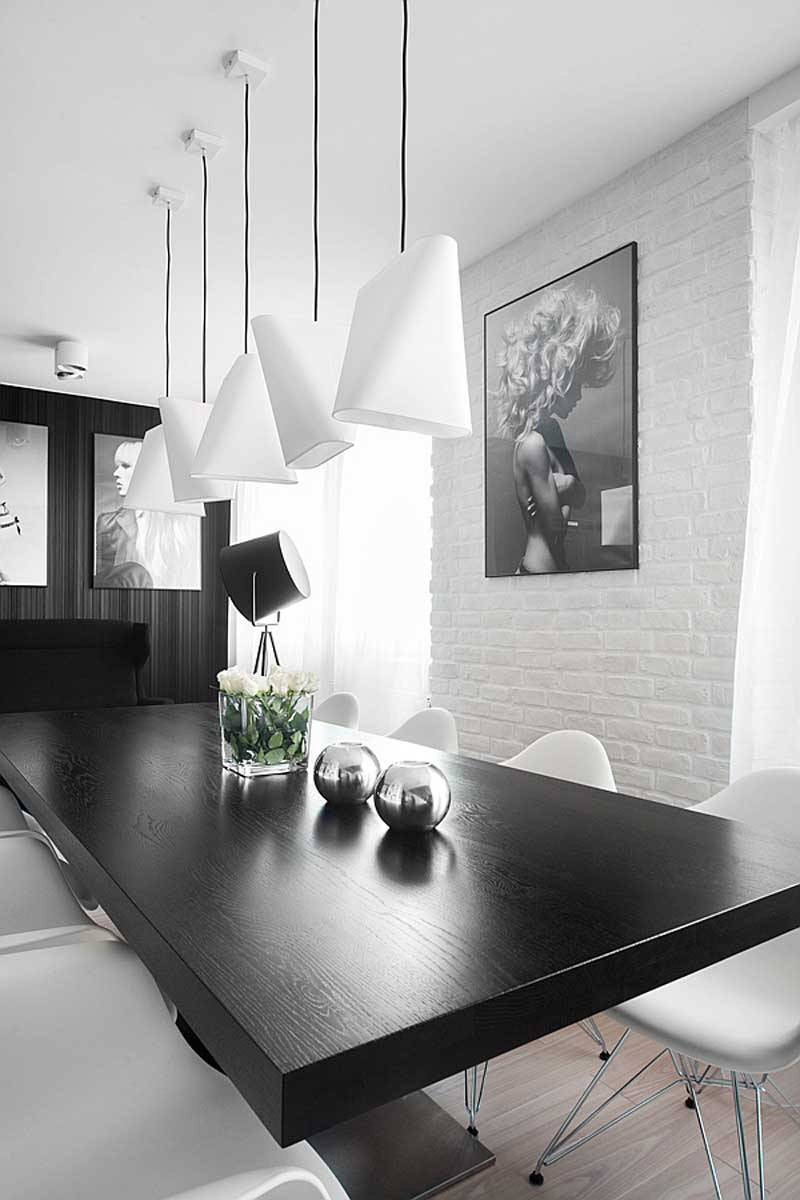 黑白创意线条精简风格公寓