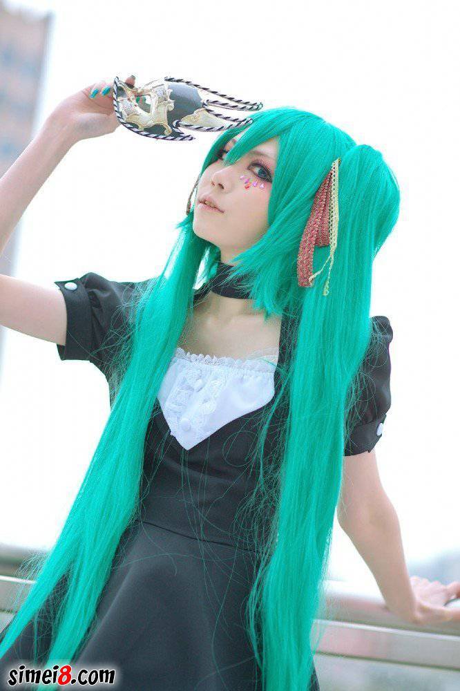 萌妹子cosplay初音未来图片