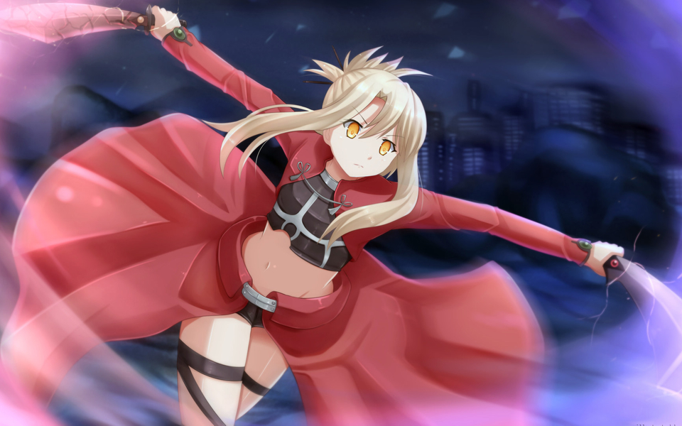 魔法少女伊莉雅可爱动漫精美壁纸