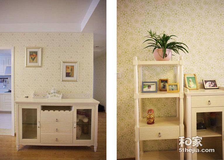 120平方米三室两厅韩式风格装修效果图欣赏