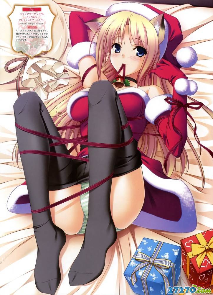 经典圣诞美少女动漫图片欣赏