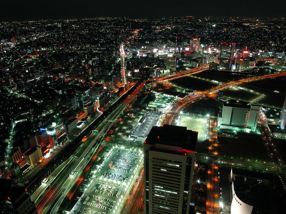 梦幻夜景城市桌面壁纸