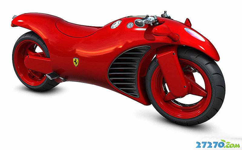 血脉喷张 炫酷未来概念摩托车
