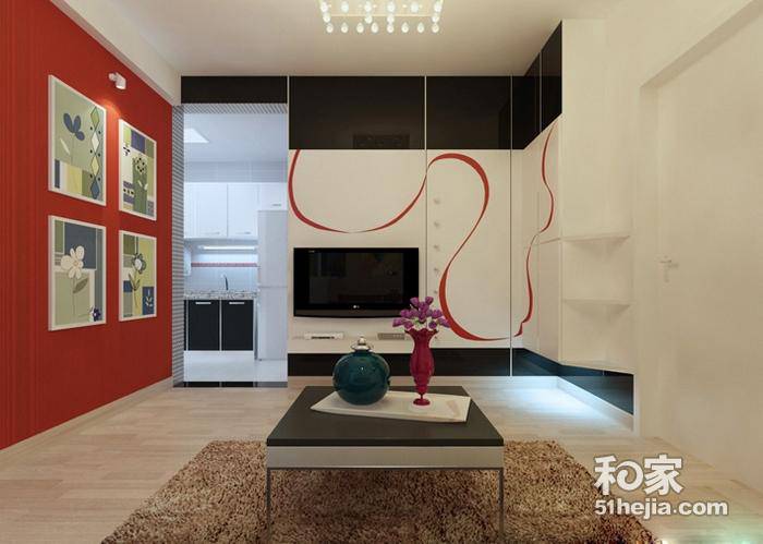 8万打造清新简约宜家风格婚房图片