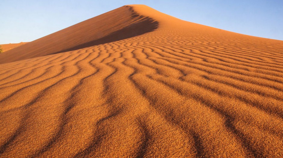 沙漠沙丘风光精美桌面壁纸